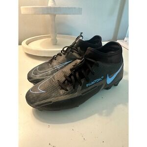 Nike Phantom Soccer‎ Cleats - Turf Shoes - Black Blue - Size 6.5